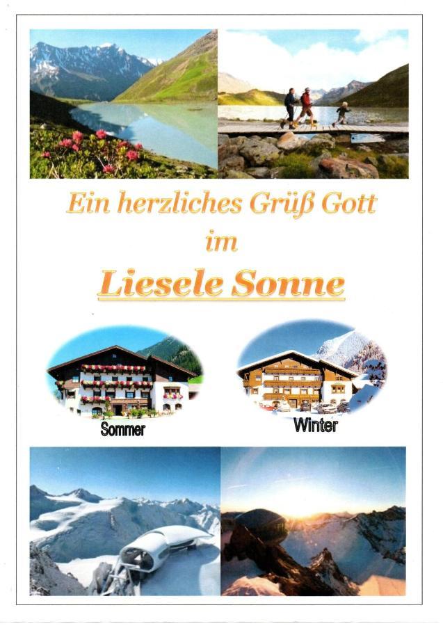 Hotel Restaurant Liesele Sonne Sankt Leonhard im Pitztal Exterior foto